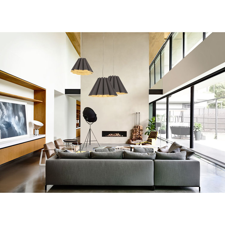 Ebony Crystal LED 28" Indoor/Outdoor Energy Star Pendant Light