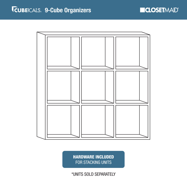 Cubeicals 35.86'' W 9 Cube Bookcase