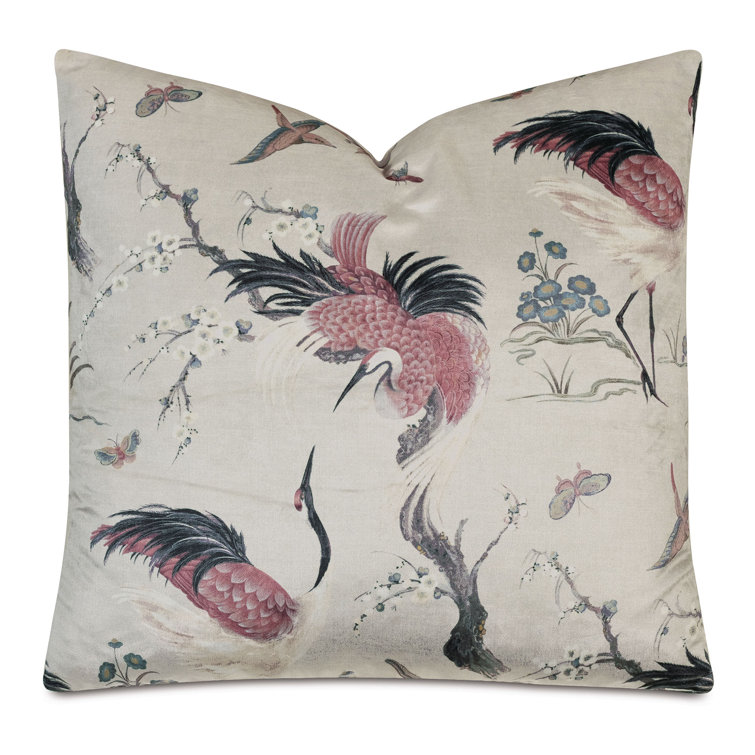 Studio 773 Square Velvet Throw Pillow with Polyester Insert