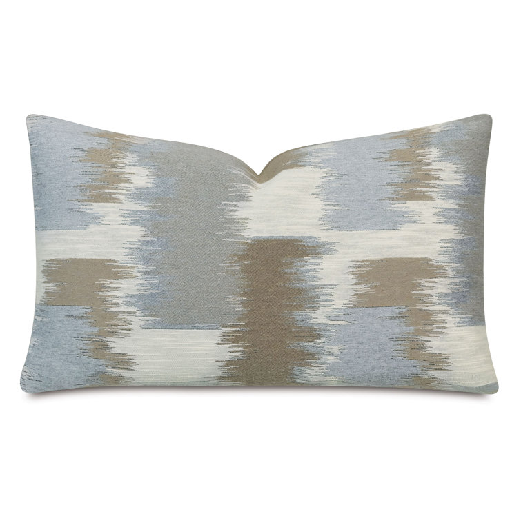 Taupe Abstract Rectangular Pillow Cover & Insert