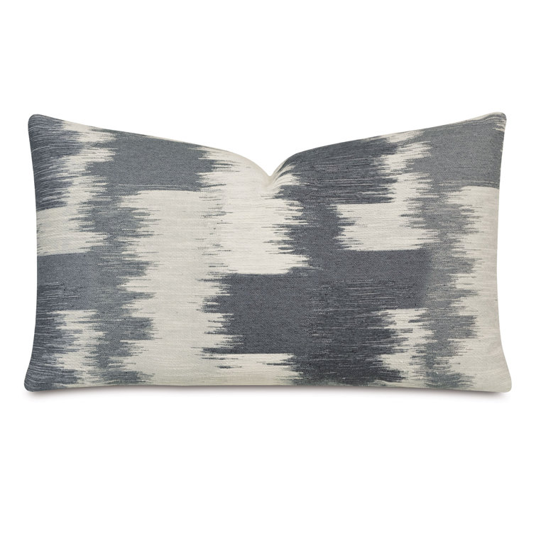 Charcoal Abstract Rectangular Pillow Cover & Insert