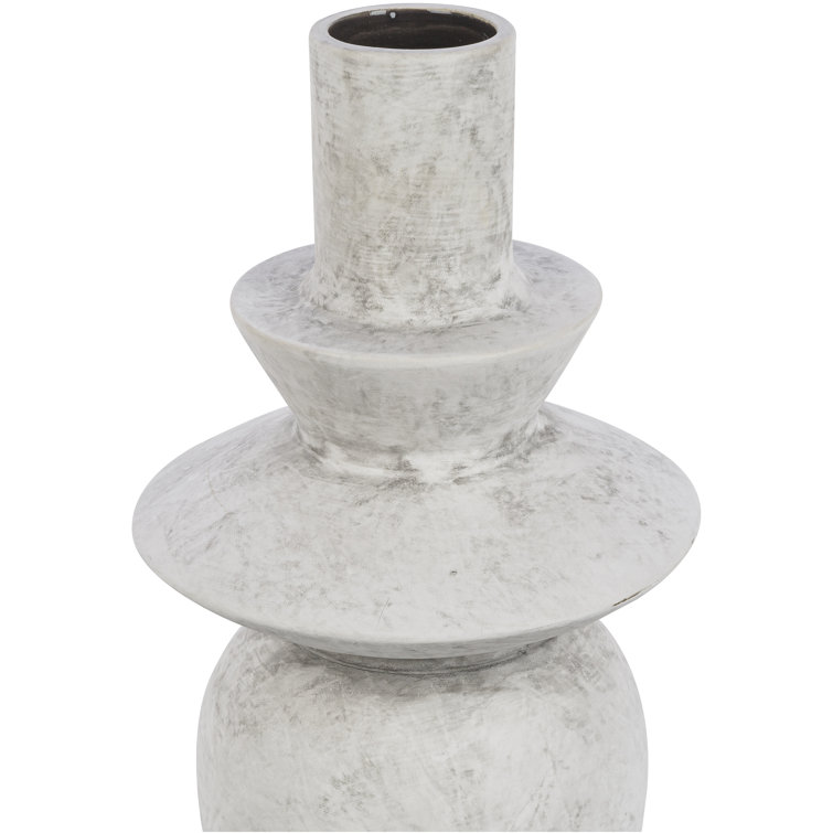 White Ceramic Novelty Table Vase