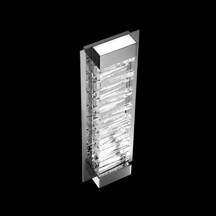 Polished Nickel 18" Dimmable LED Wall Sconce