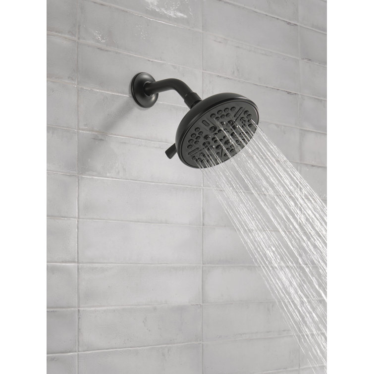 Matte Black Multi-Head Nickel Wall Mounted Shower Head