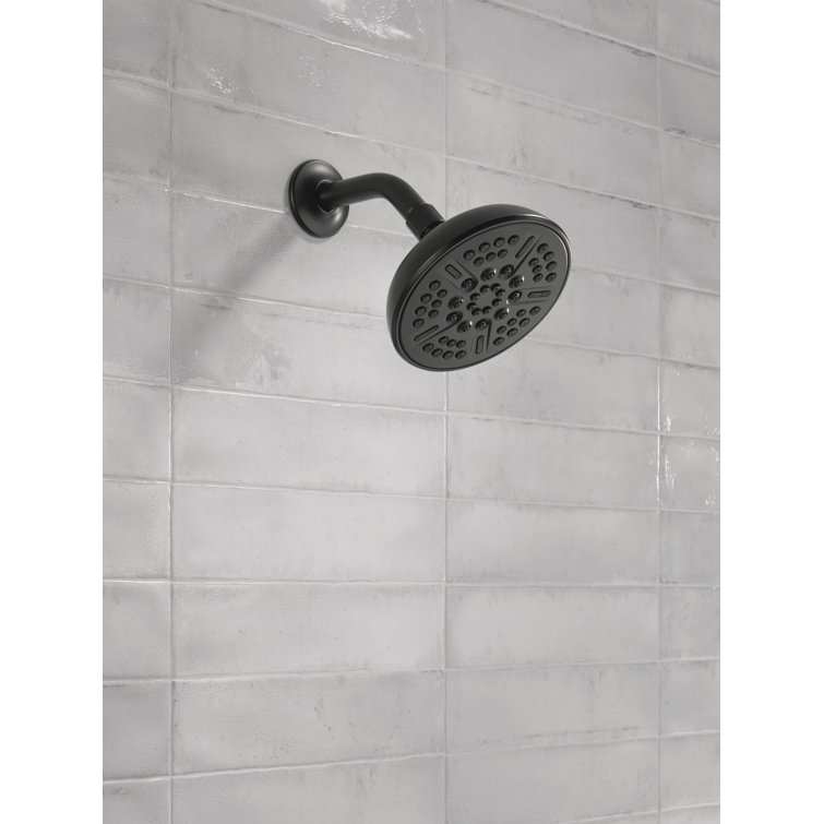 Matte Black Multi-Head Nickel Wall Mounted Shower Head