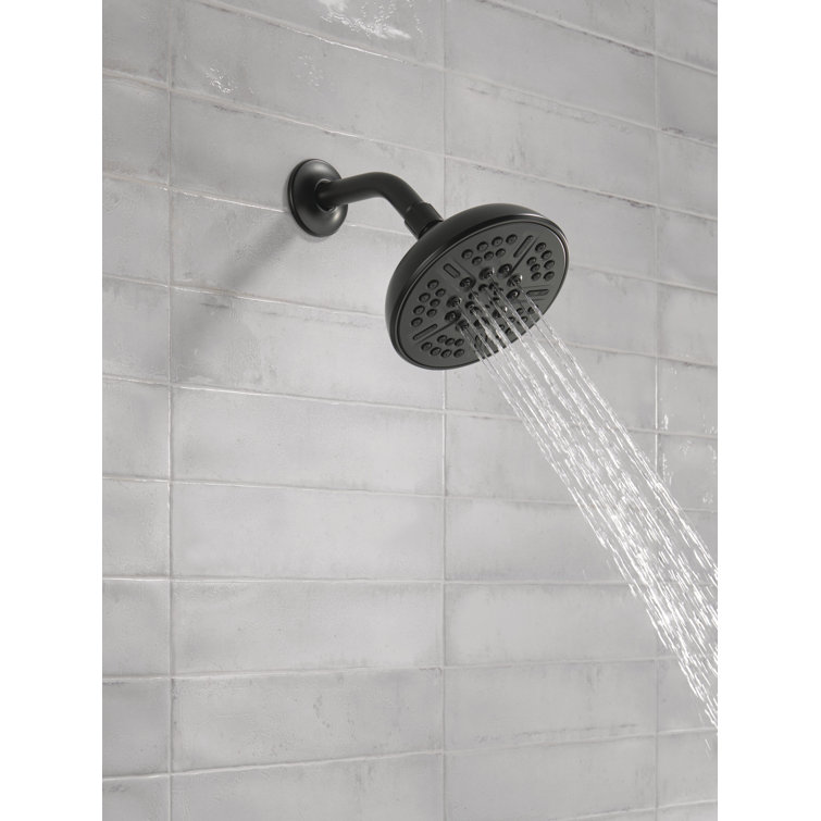 Matte Black Multi-Head Nickel Wall Mounted Shower Head