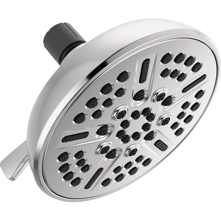 Chrome Multi-Head Adjustable Wall Mounted Shower Head