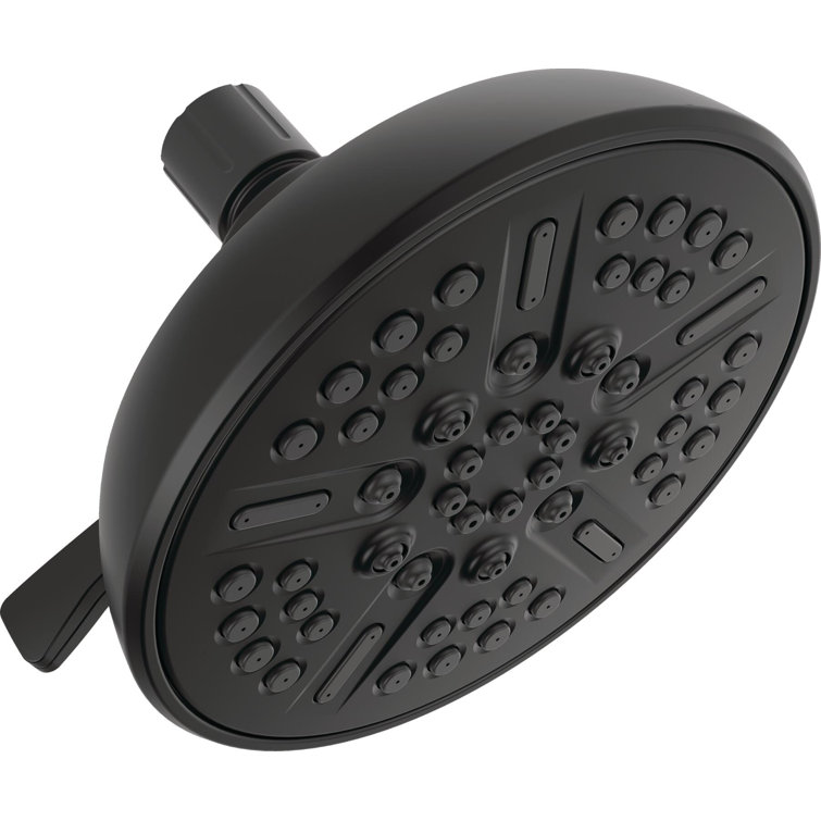 Matte Black Multi-Head Nickel Wall Mounted Shower Head