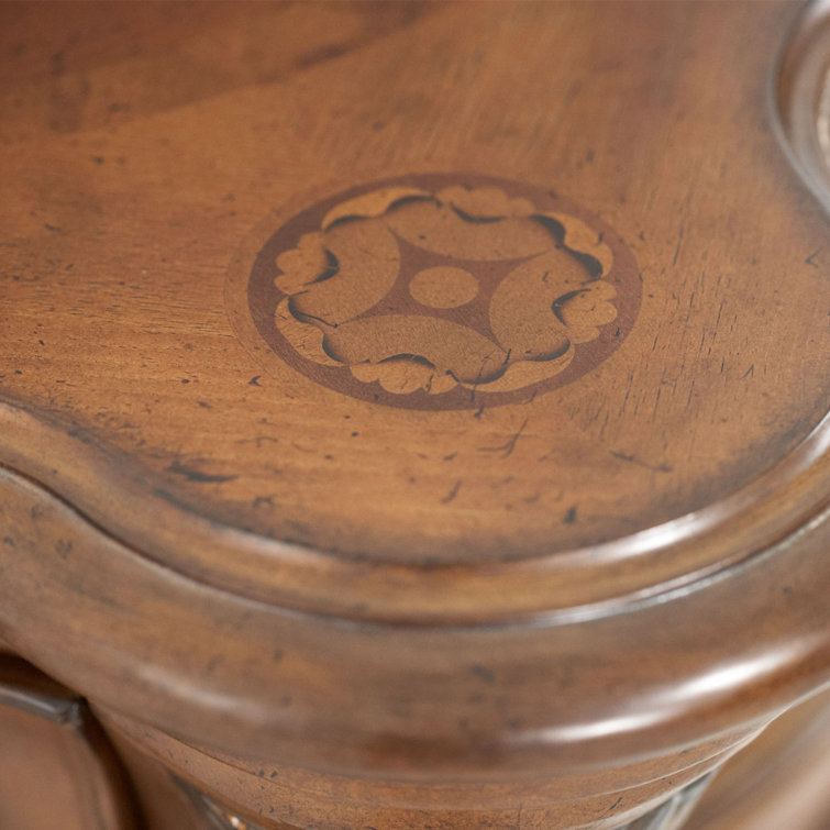 Classic Chestnut Birch Dresser with Mirror and Storage