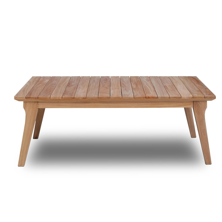 Rossio Teak and Stainless Steel 5-Person Outdoor Conversation Set