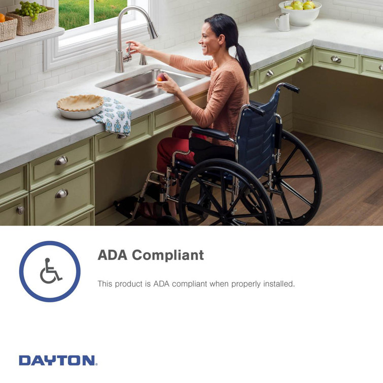 Dayton 25" Stainless Steel Single Bowl Drop-In Sink