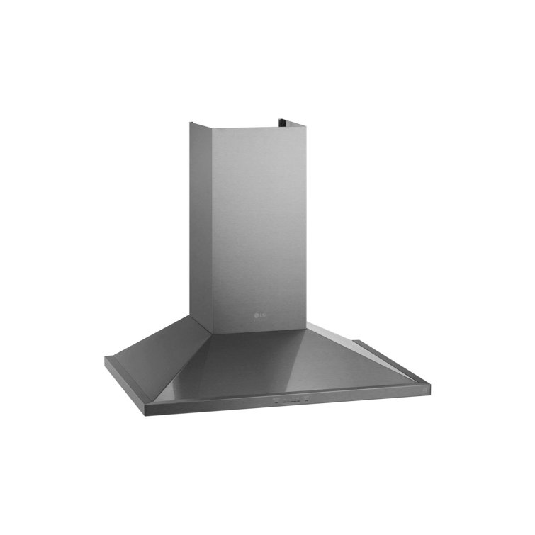 30" Stainless Steel Wall Mounted Range Hood with LED Lighting