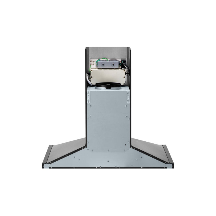 30" Stainless Steel Wall Mounted Range Hood with LED Lighting