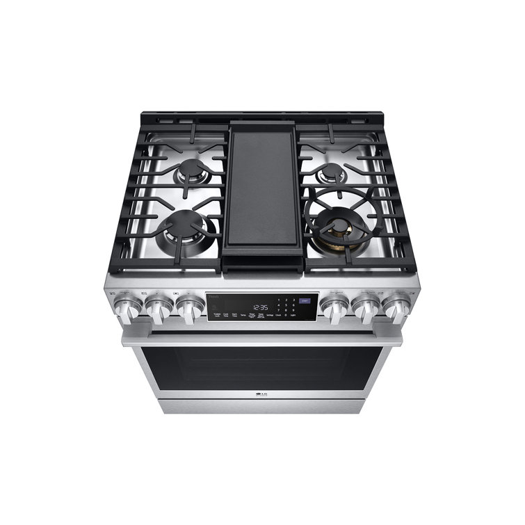 LG 30" Stainless Steel Gas Range with Convection and Air Fry