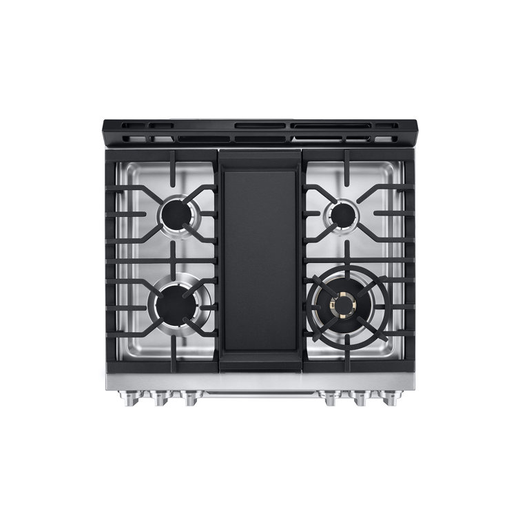 LG 30" Stainless Steel Gas Range with Convection and Air Fry