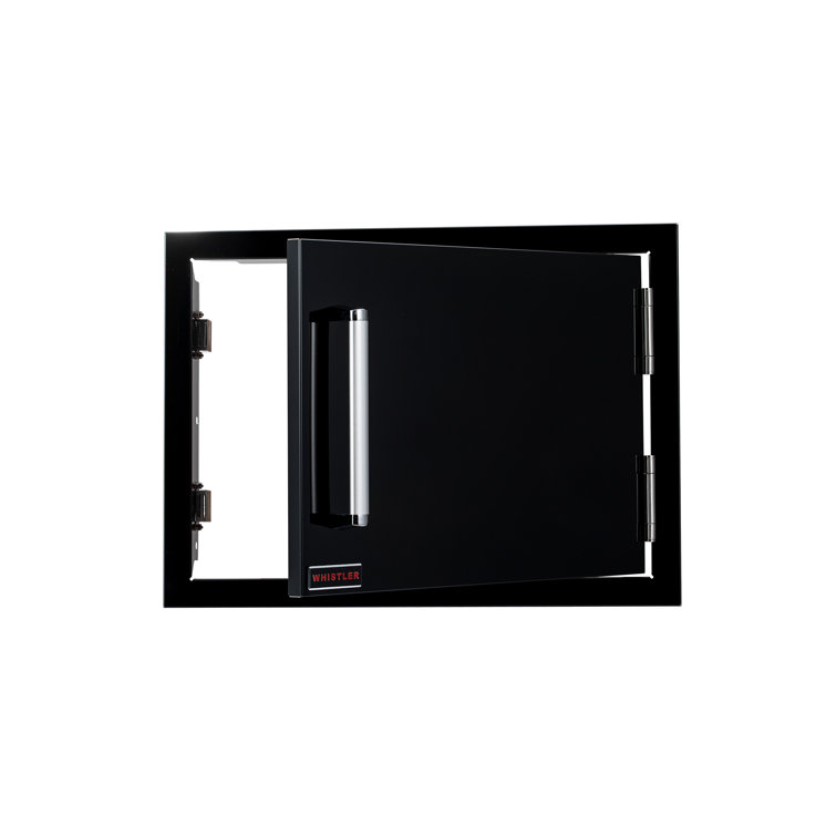 Whistler Black Stainless Steel Modular Outdoor Kitchen Access Door