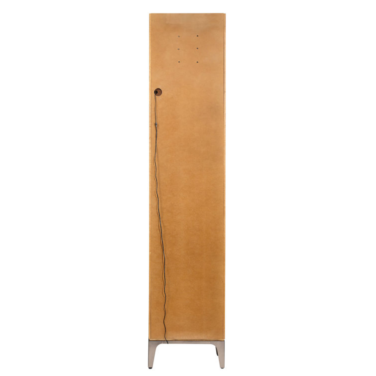 Brown Oak and Nickel Transitional Grandfather Clock