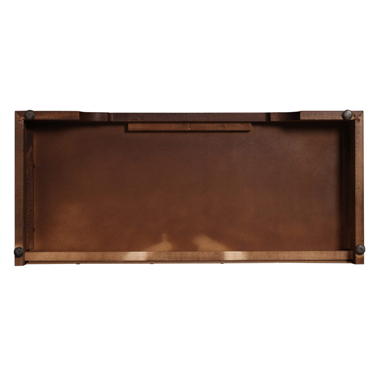 Hampton Cherry Lighted Glass Curio Cabinet