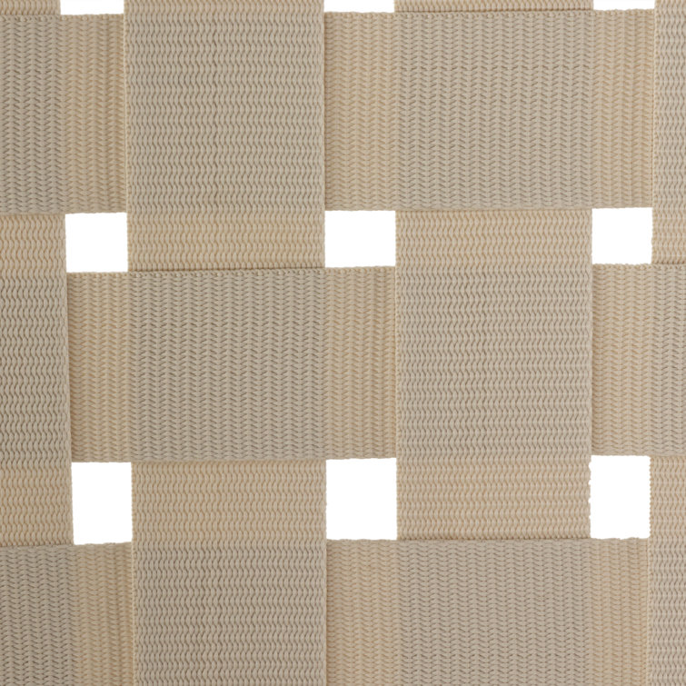 Cream and Gray Eucalyptus Outdoor Accent Chair
