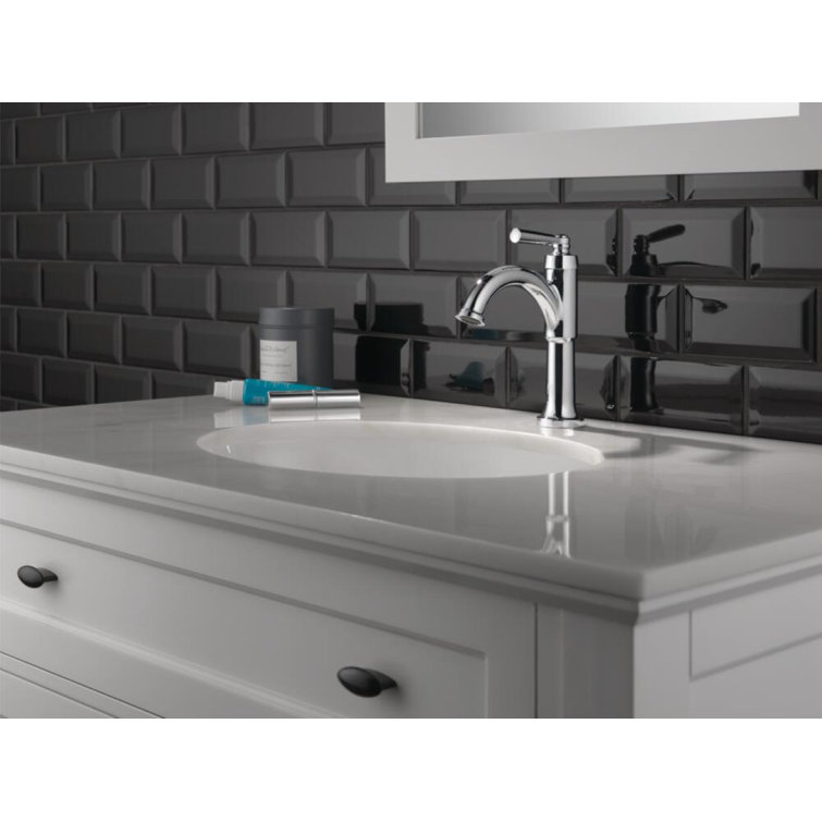 Saylor Polished Chrome Single Handle Bathroom Faucet