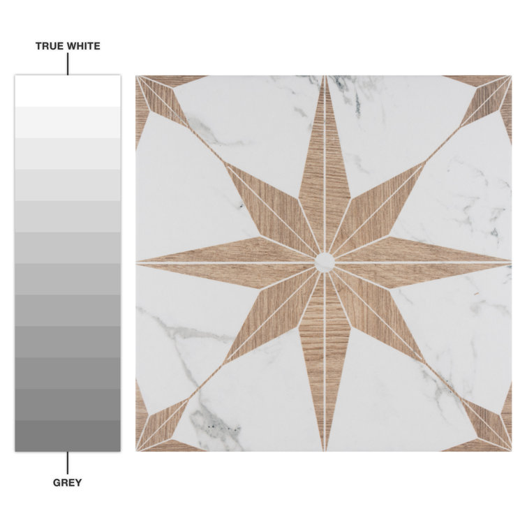 Noce Marble Look Porcelain Wall and Floor Tile
