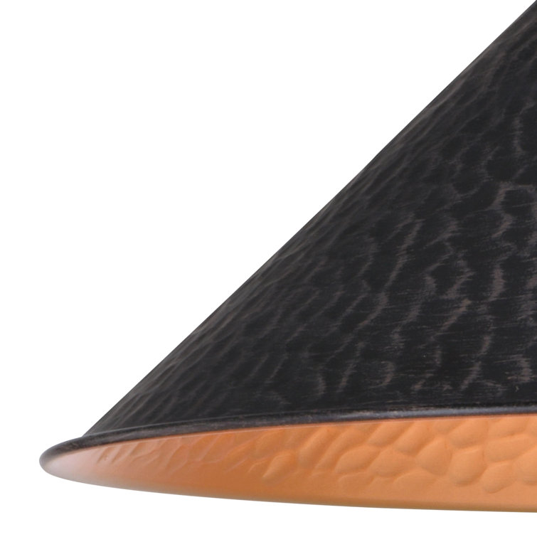 Outland Rustic 12'' Gold and Glass Indoor/Outdoor Ceiling Light