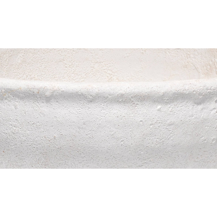 White Textured Ceramic Novelty Table Vase