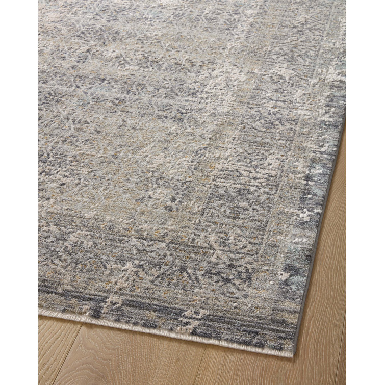 Sky Stone 5'3" x 7'9" Rectangular Gray Wool Blend Area Rug