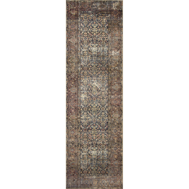 Amber Lewis x Loloi Vintage-Inspired Multicolor Polyester 8'3" x 11'3" Rug
