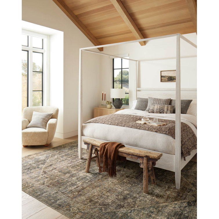 Morgan Spice Multicolor Low Pile Floral Area Rug