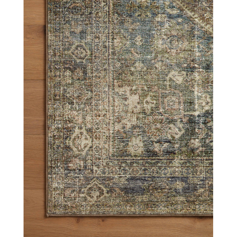 Morgan Spice Multicolor Low Pile Floral Area Rug