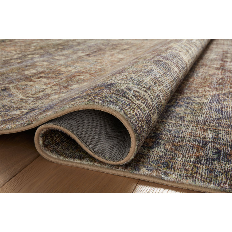 Morgan Spice Multicolor Low Pile Floral Area Rug