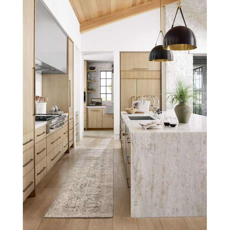 Amber Lewis Charcoal and Beige Wool Area Rug 9'-6" x 13'-1"