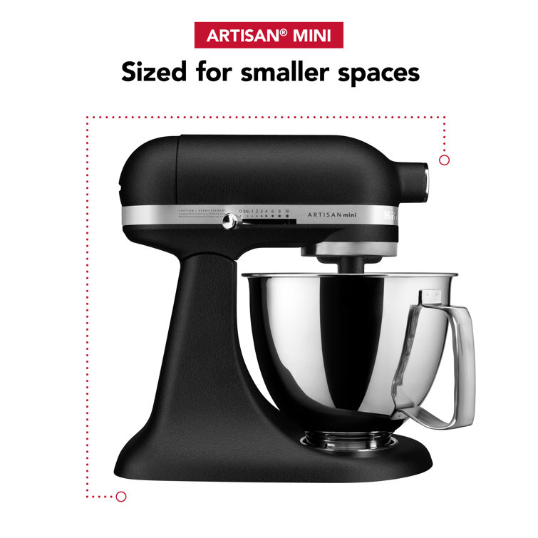 Artisan Mini Cast Iron Black Stainless Steel Kitchen Machine