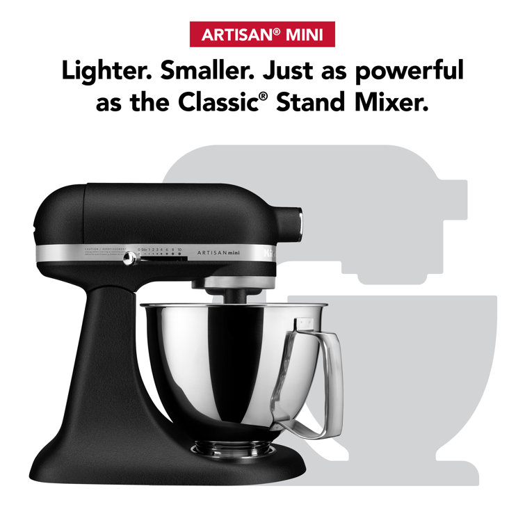 Artisan Mini Cast Iron Black Stainless Steel Kitchen Machine