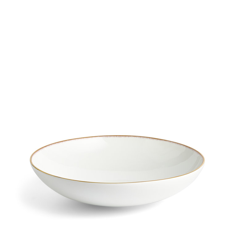 Mythical Creatures 9.6" White Ceramic Serving Bowl