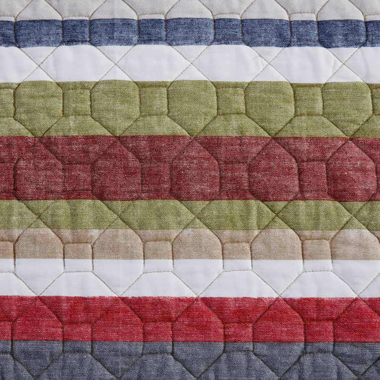 Gray Cotton Twin Kids Quilt Set