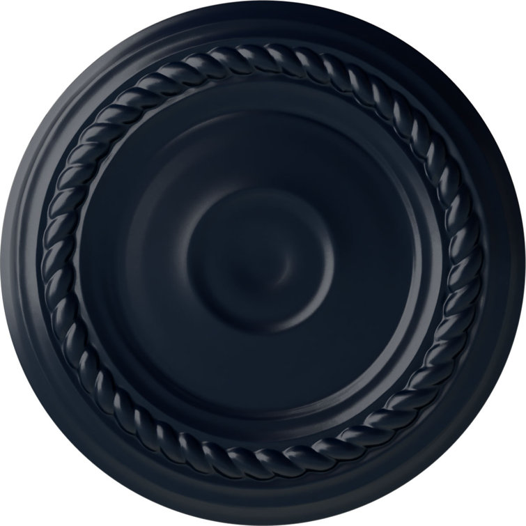 Midnight Dream Hand-Painted Round Ceiling Medallion