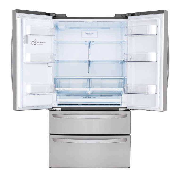 Stainless Steel Smart French Door Refrigerator with Ice Maker