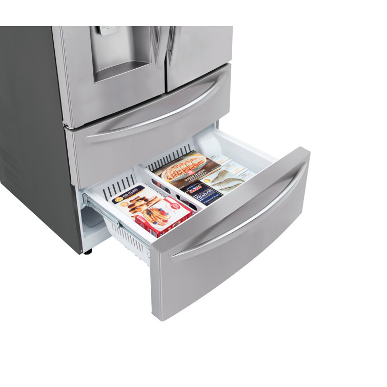 Stainless Steel Smart French Door Refrigerator with Ice Maker