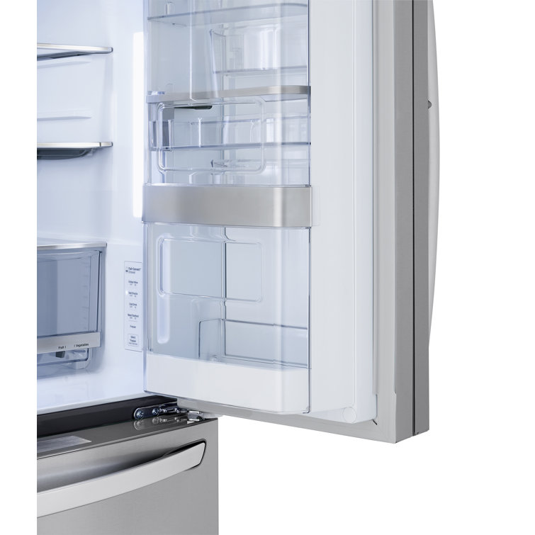 36" Stainless Steel Smart French Door Refrigerator with Ice Maker