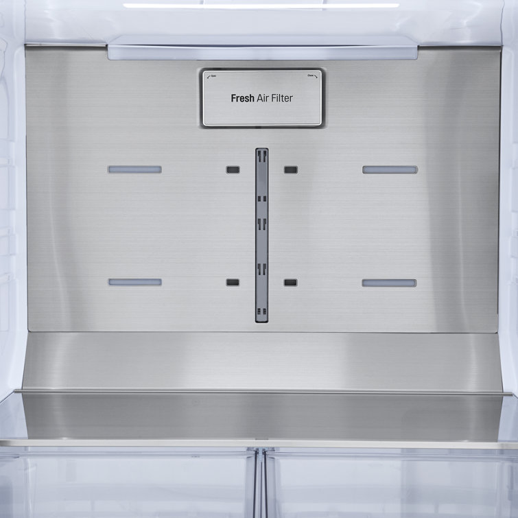 36" Stainless Steel Smart French Door Refrigerator with Ice Maker