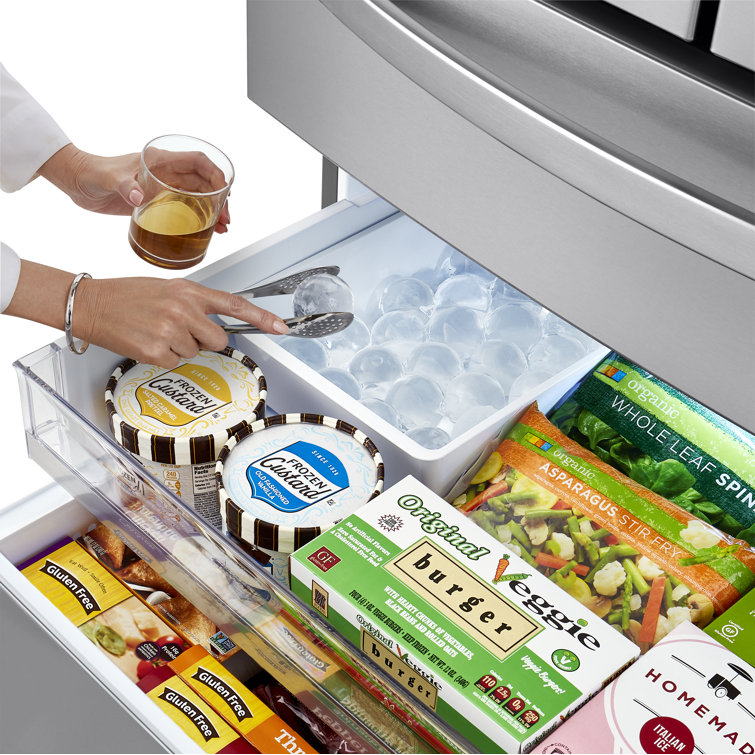 36" Stainless Steel Smart French Door Refrigerator with Ice Maker