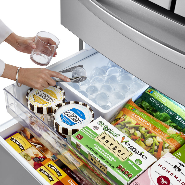 36" Stainless Steel Smart French Door Refrigerator with Ice Maker