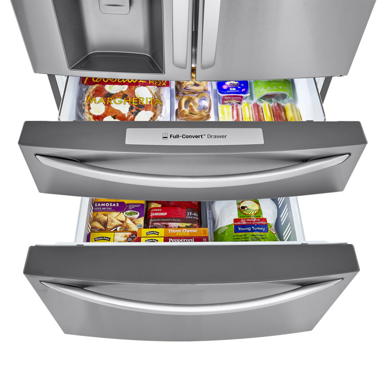 36" Stainless Steel Smart French Door Refrigerator with Ice Maker