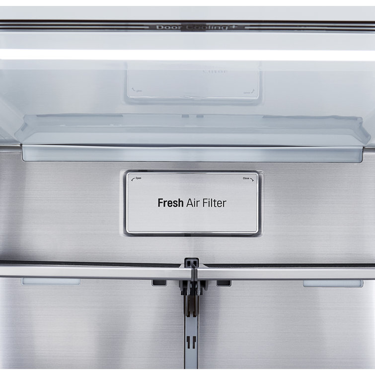 36" Stainless Steel Smart French Door Refrigerator with Ice Maker