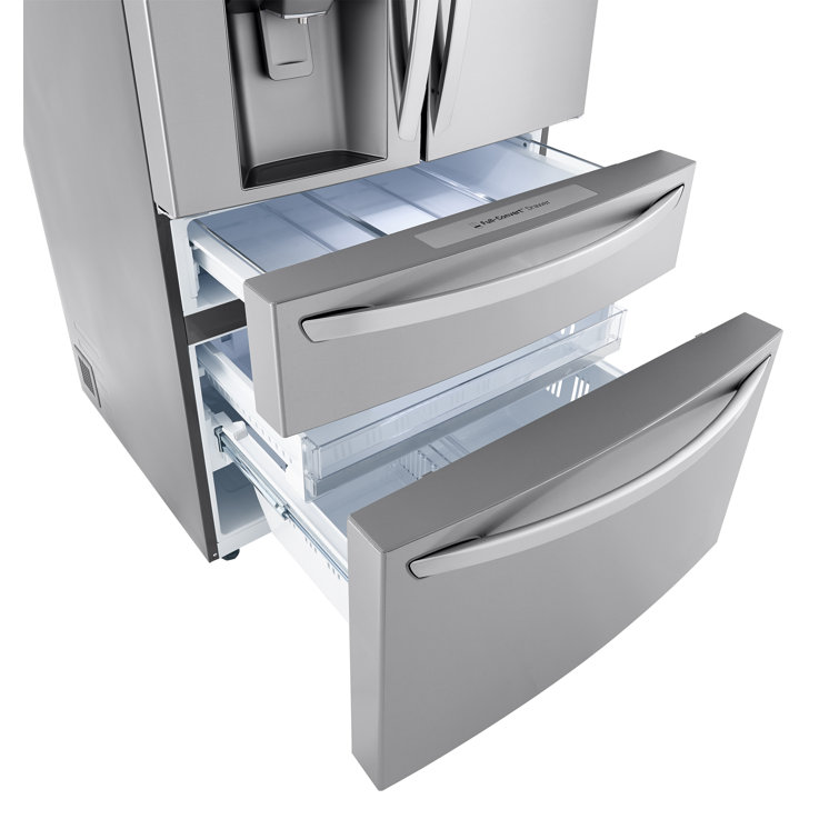 36" Stainless Steel Smart French Door Refrigerator with Ice Maker
