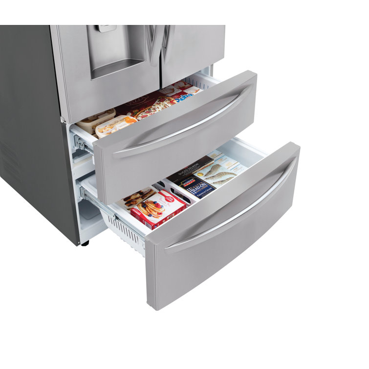 Stainless Steel Smart French Door Refrigerator with Ice Maker