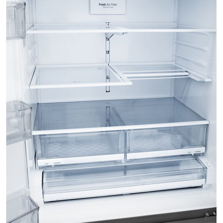 Stainless Steel Smart French Door Refrigerator with Ice Maker