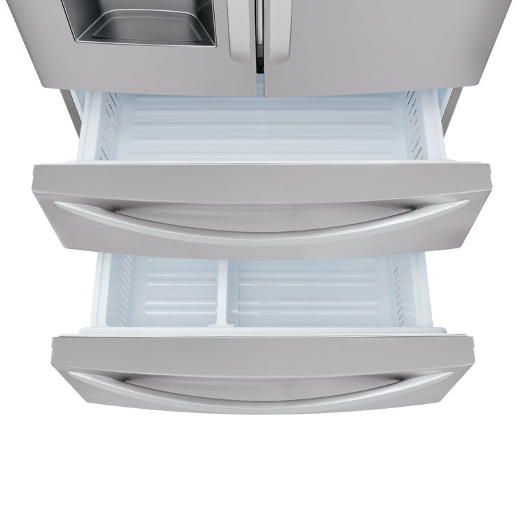 Stainless Steel Smart French Door Refrigerator with Ice Maker